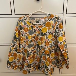 NWOT girls peplum 5T shirt